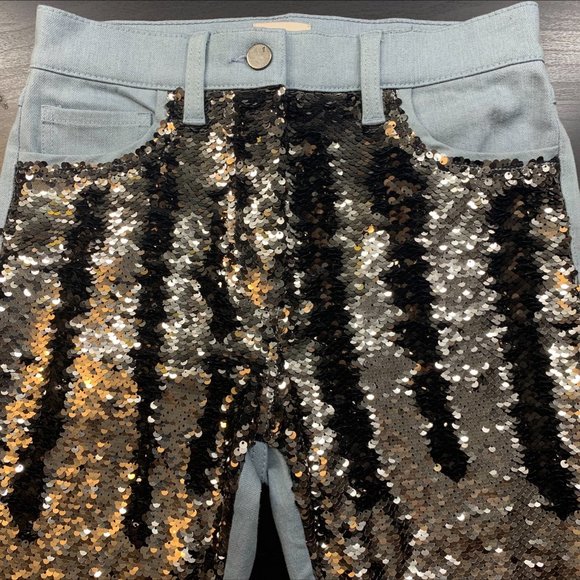 SEQUIN FRONT JEANS! - Picture 9 of 13